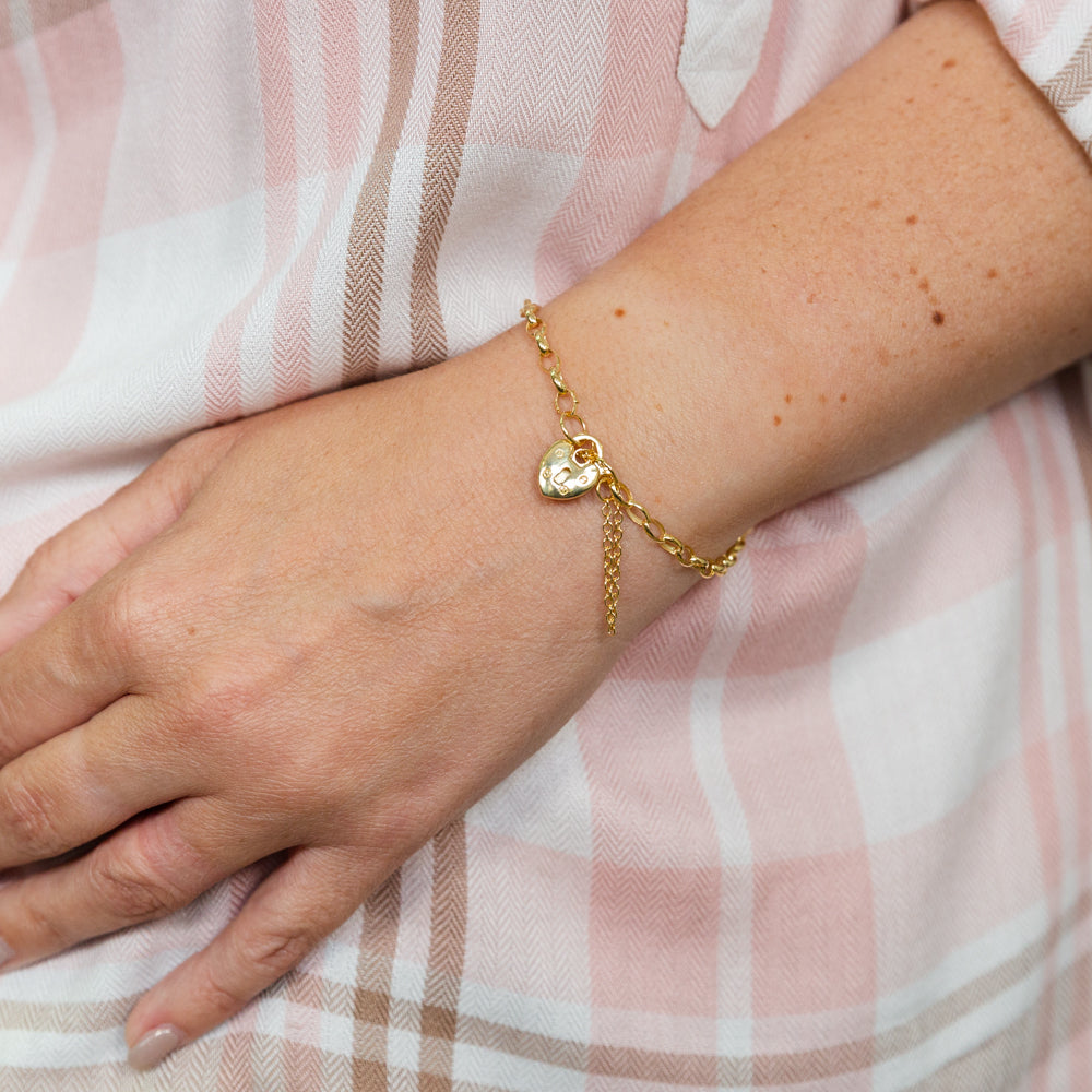 9ct Yellow Gold Silver Filled Belcher Bracelet for Women - Elegant Handmade Jewelry Gift for Birthday, Anniversary & Special Occasions