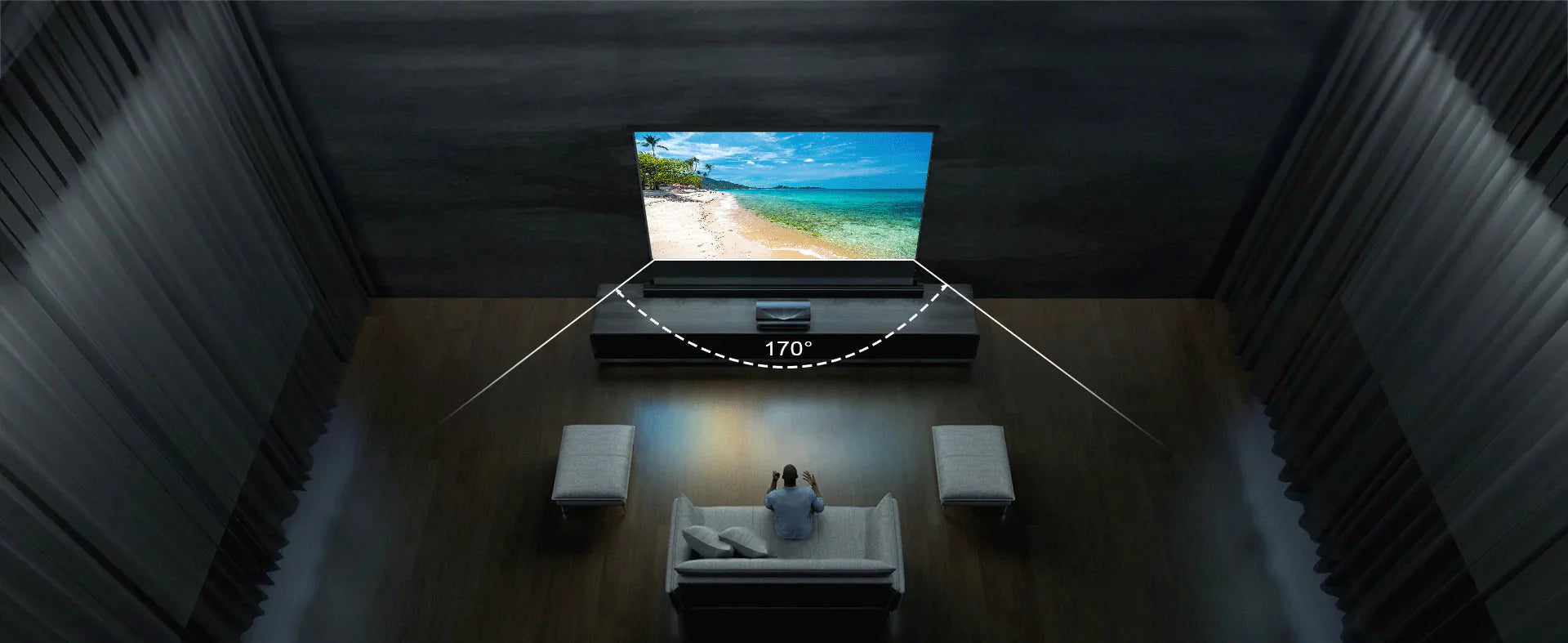 AWOL Vision LTV 3500 Pro Plus 100'' 120