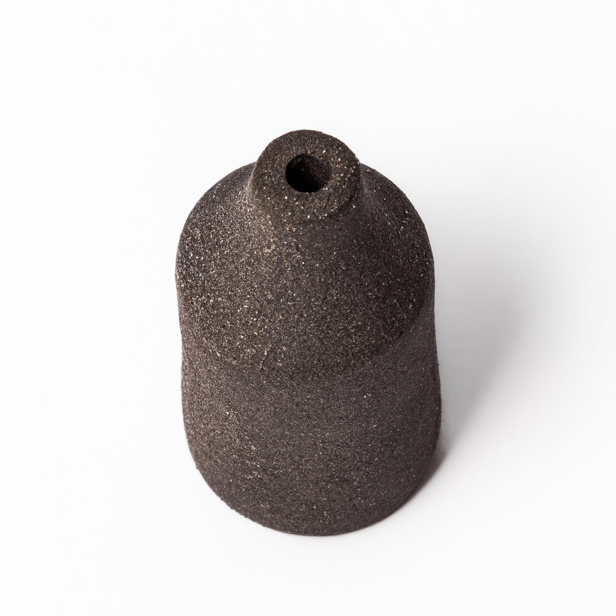 Minimalist Ceramic Bud Vase - Small White Flower Vase for Home Decor, Wedding Centerpieces & Tabletop Arrangements