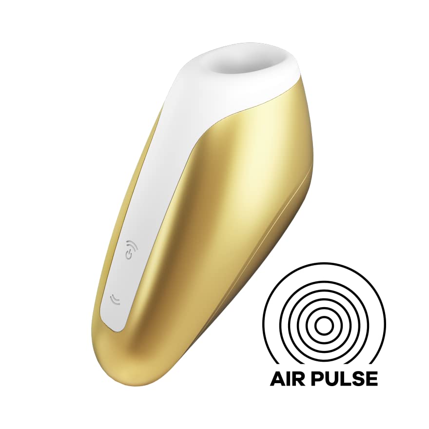 Satisfyer Love Breeze Air Pulse Clitoral Stimulator - Rechargeable Vibrator for Women | Adult Sex Toy for G-Spot & Clitoral Pleasure | Quiet & Waterproof Design | Perfect for Solo Play & Couples Intimacy (Yellow)