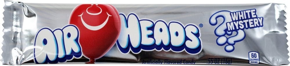 Airheads White Mystery Flavor Candy Bars - 0.55 oz Each (Pack of 108) | Fun Treats for Parties, Halloween & School Snacks