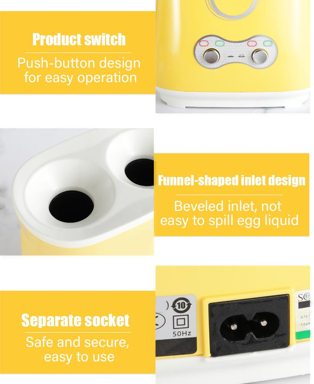 Automatic Hot Dog & Egg Roll Maker - Vertical Double Tube Cooker for Quick Snacks, Parties & Street Food Vendors | Perfect for Home, Events & Food Business