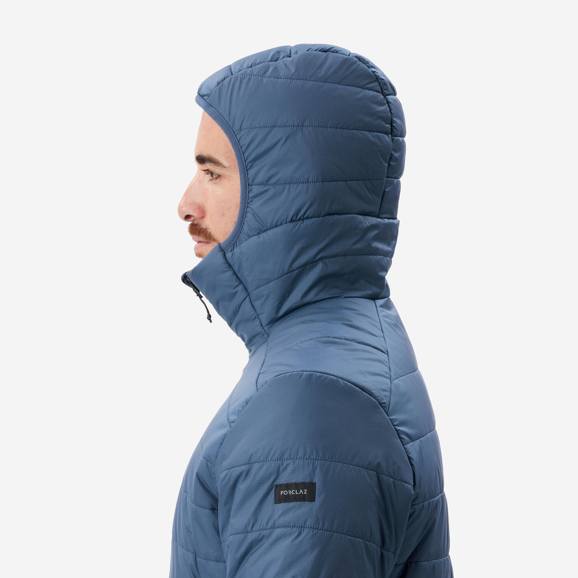Forclaz Men's MT100 Lightweight Hooded Synthetic Jacket - Waterproof Hiking & Outdoor Adventure Gear for Camping & Travel