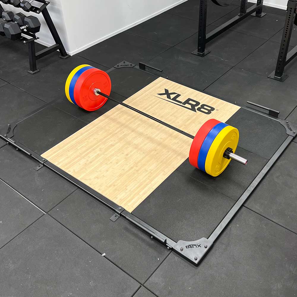 XLR8 Premium Weight Lifting Platform - Heavy Duty Gym Flooring for CrossFit, Powerlifting & Home Workouts | Perfect for Home Gyms, Garage Gyms & Commercial Fitness Centers