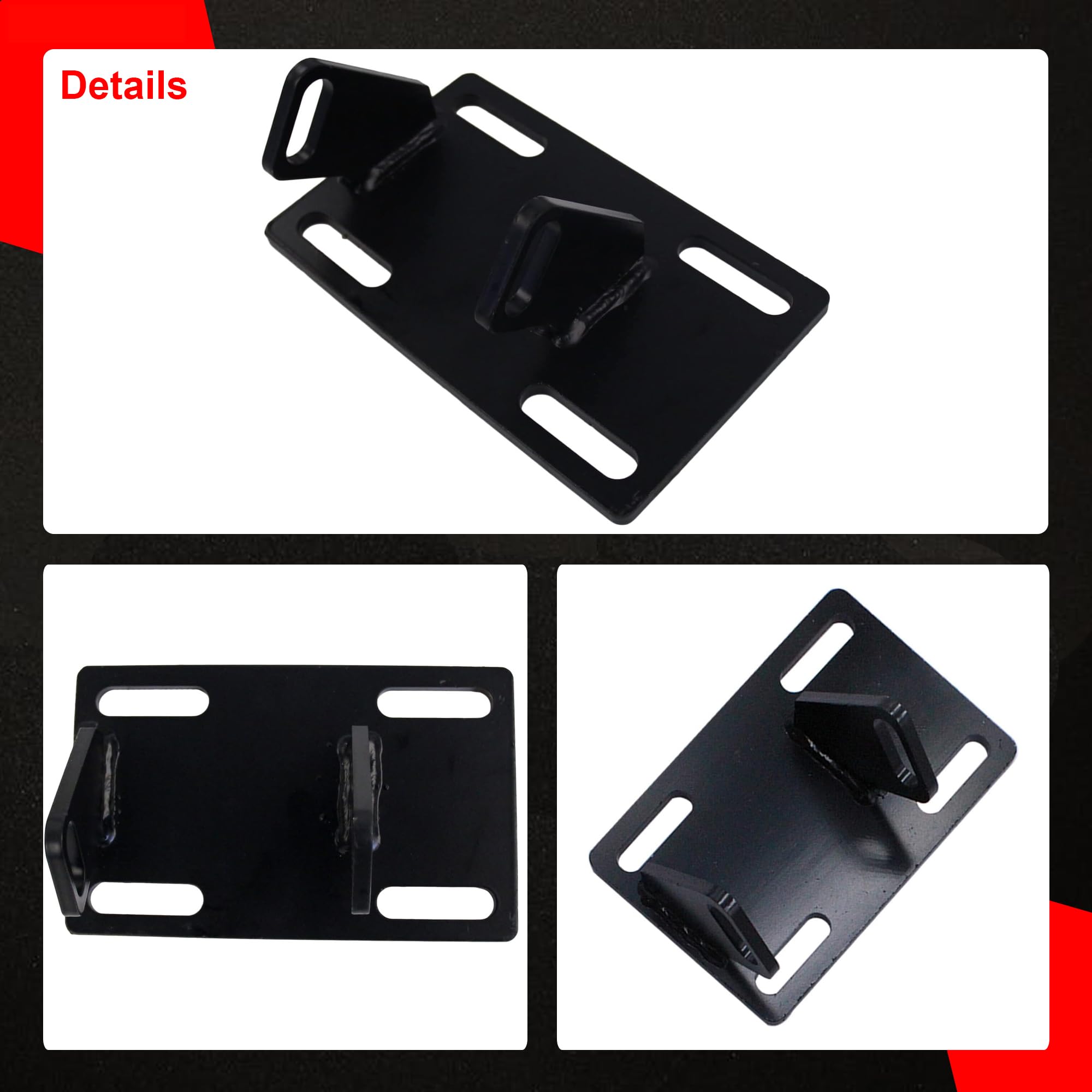 High-Performance Engine Mount Adapter Plates Urethane Swap Kit for Chevrolet Blazer/GMC Sonoma/S10 LSx LS1 LS2 LS (1987-2005) - Durable Replacement for 14005KU - Perfect for LS Engine Swaps & Off-Road Upgrades