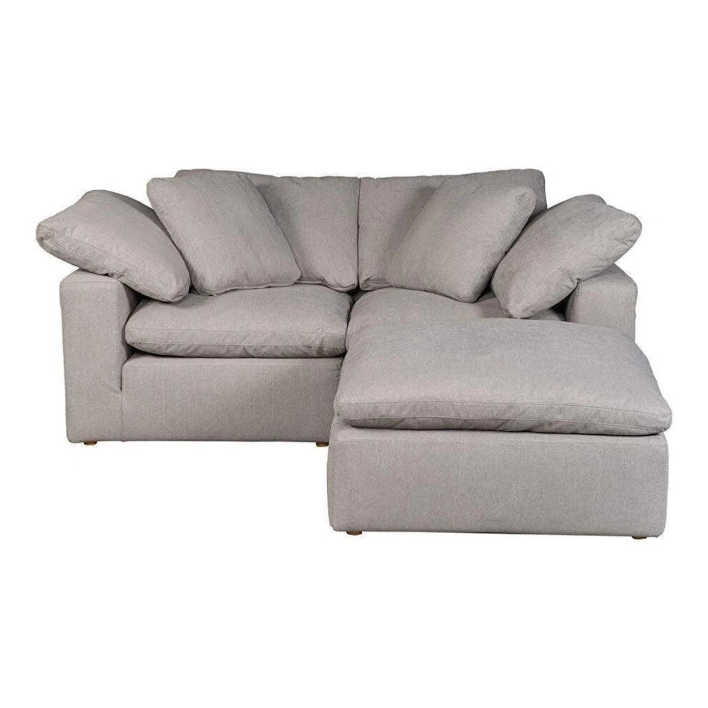3-Piece Stain-Resistant Condo Grey Modular Sectional Sofa Set for Small Spaces - Perfect for Apartments, Condos, and Cozy Living Rooms