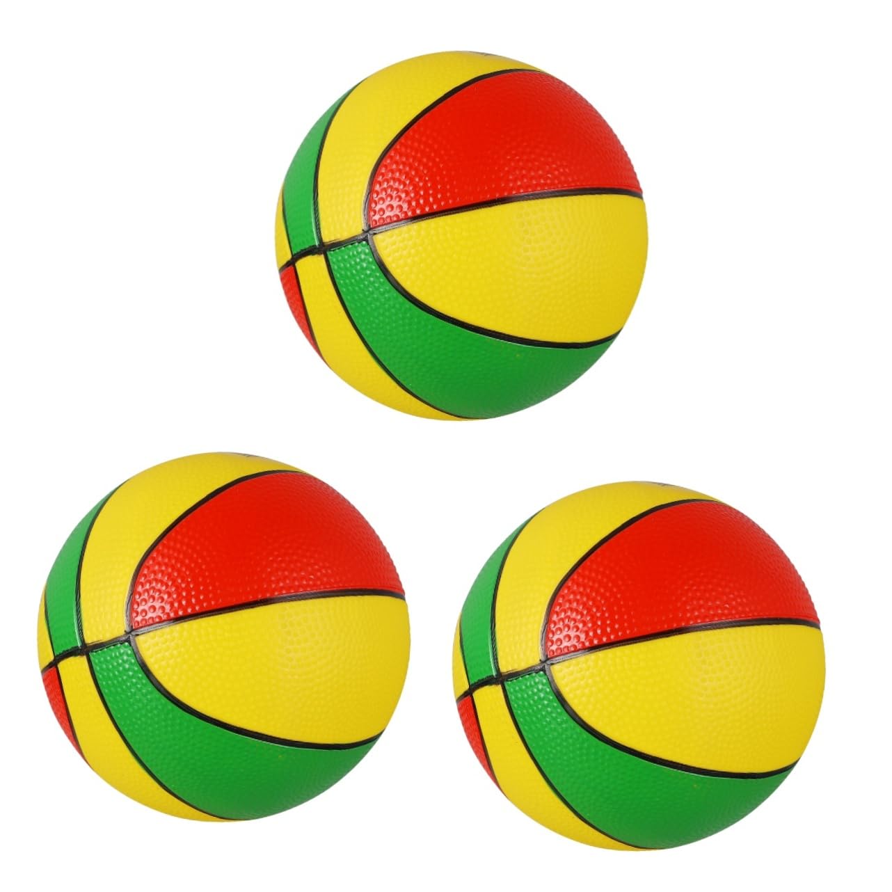 GANAZONO 2 Pack Colorful Basketball Toys for Kids - Outdoor Sports Equipment for Children, Perfect for Backyard Play, Park Games, and Birthday Gifts