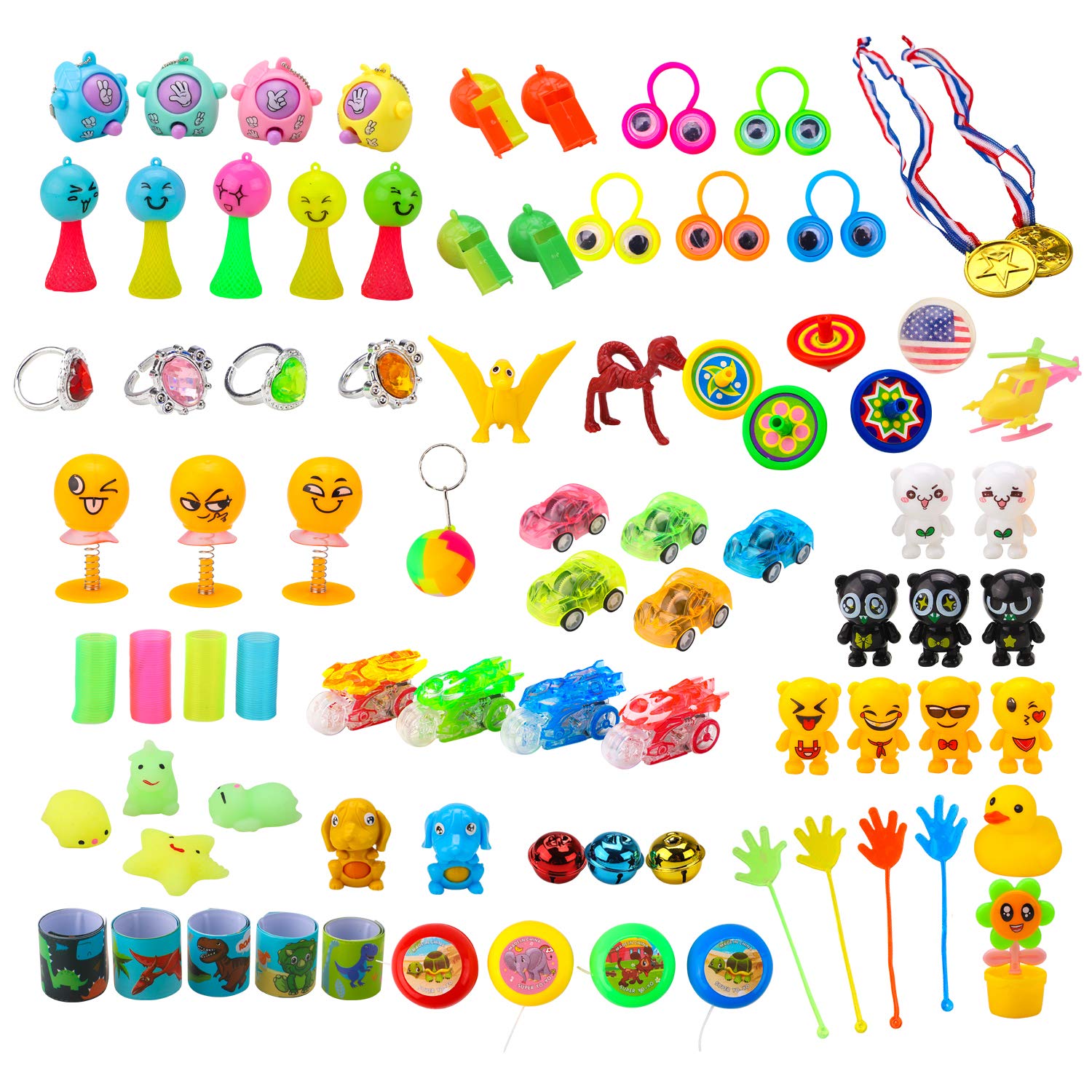 48-Piece Colorful Easter Eggs with Surprise Toys Inside - Perfect for Kids' Easter Basket Fillers, Egg Hunts & Party Favors