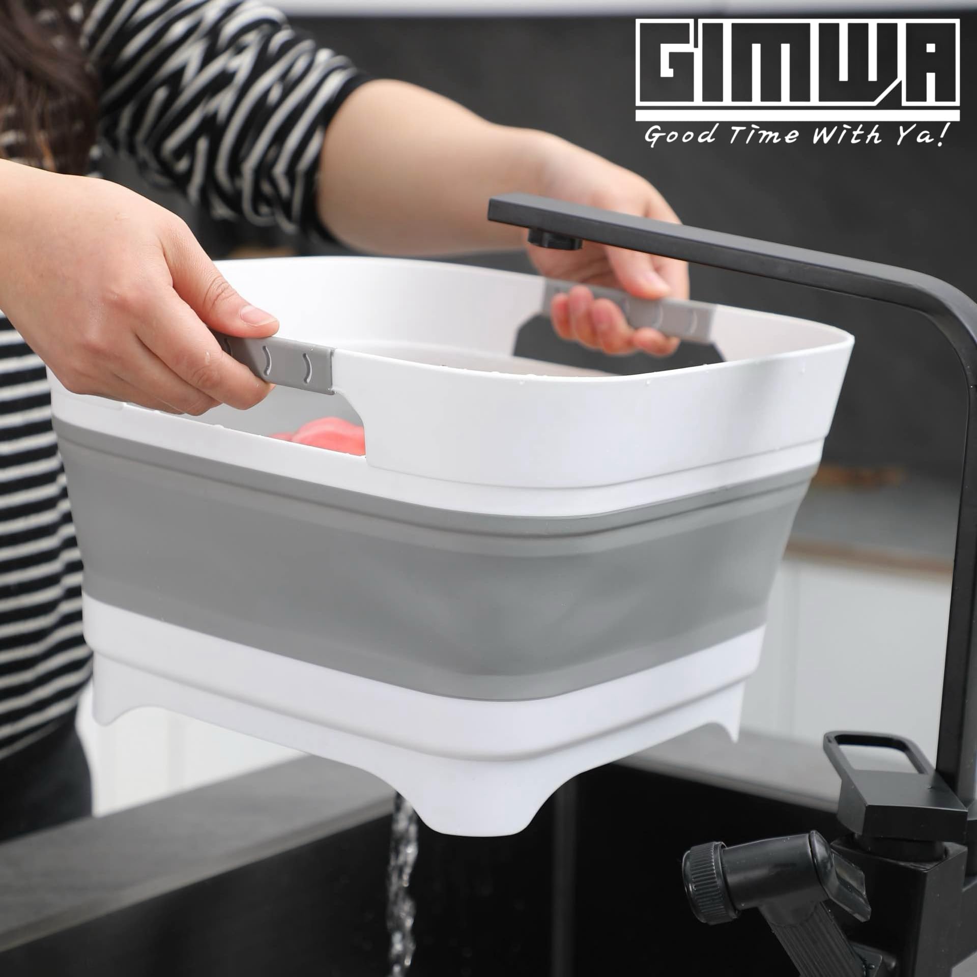 Foldable Baby Bottle Wash Basin - Portable & Versatile Kitchen Sink for RV, Camping, Travel - Durable & Easy to Clean for Home, Outdoor & Baby Care Use