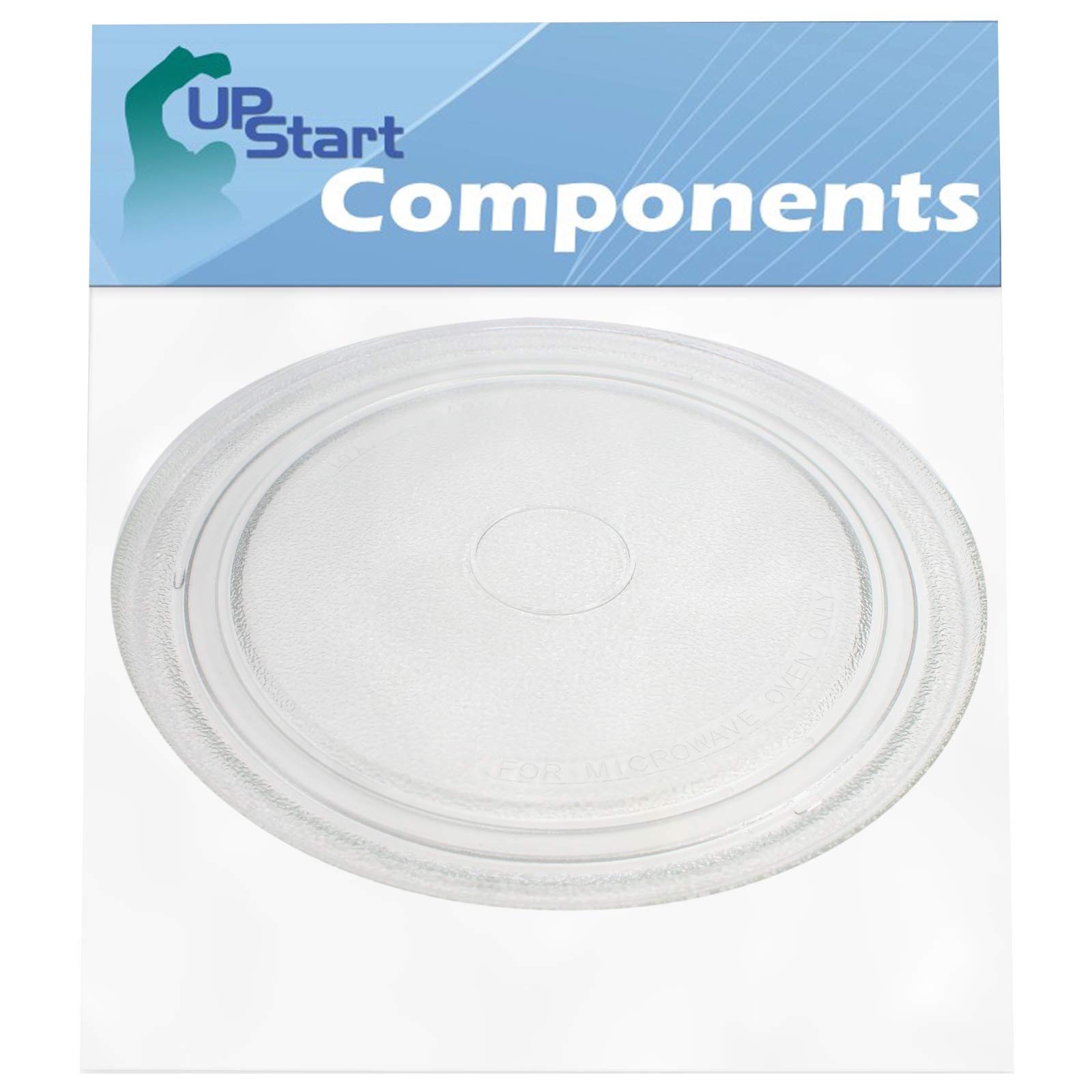 Sharp R2A48 Microwave Glass Turntable Plate Replacement - 10 3/4 Inch A034 Compatible Glass Tray for Smooth Heating | Perfect for Sharp Microwave Ovens, Easy to Clean & Durable