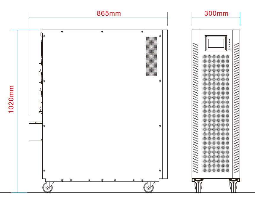 20 kVA 3 Phase Power Conditioner with Voltage Regulator & Battery Backup UPS - Reliable Power Protection for Industrial Equipment, Data Centers, and Critical Infrastructure