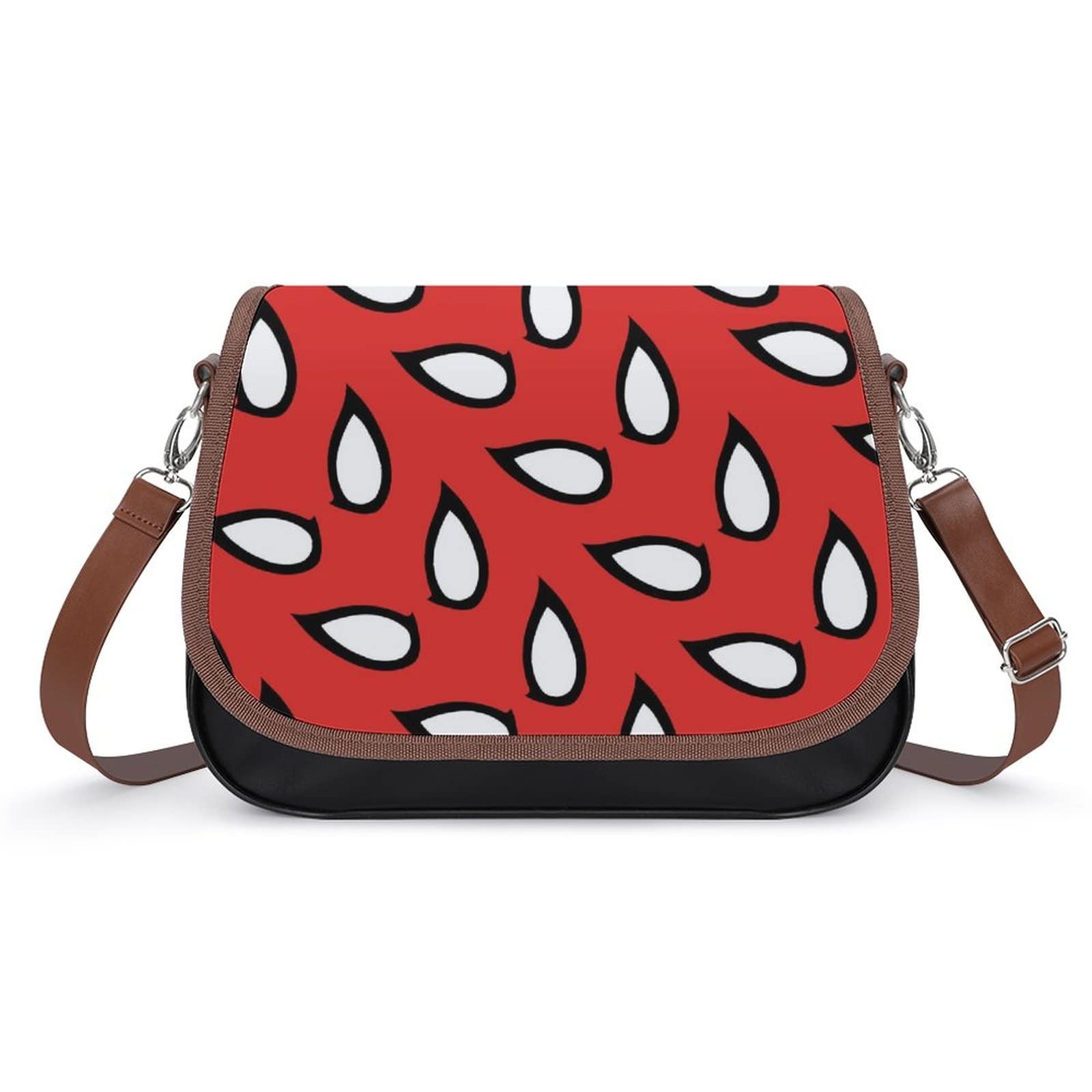 Stylish Women's Crossbody Bags - Genuine Leather Shoulder Satchel Hobo Purse in Spider Red | Perfect for Work, Travel & Everyday Use