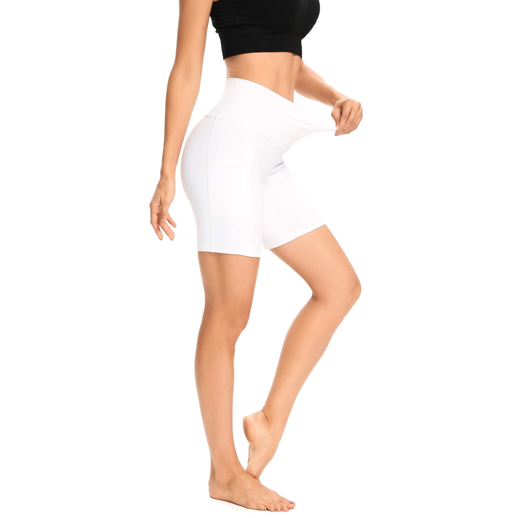 LXNMGO High Waist Yoga Shorts for Women - 2