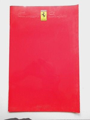 Vintage Ferrari Car Brochure Book - Rare 1990s Collectible for Enthusiasts & Memorabilia Display