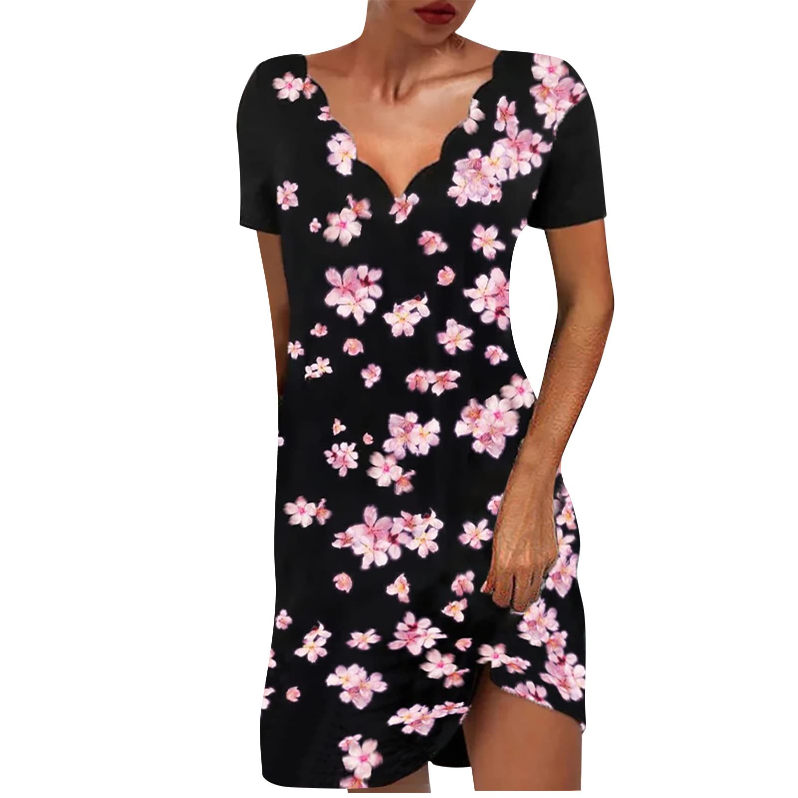 Trendy Women's Long Dress for Fall & Summer - Elegant Graphic Print Dressy Outfit | Perfect for Casual Wear, Parties & Special Occasions