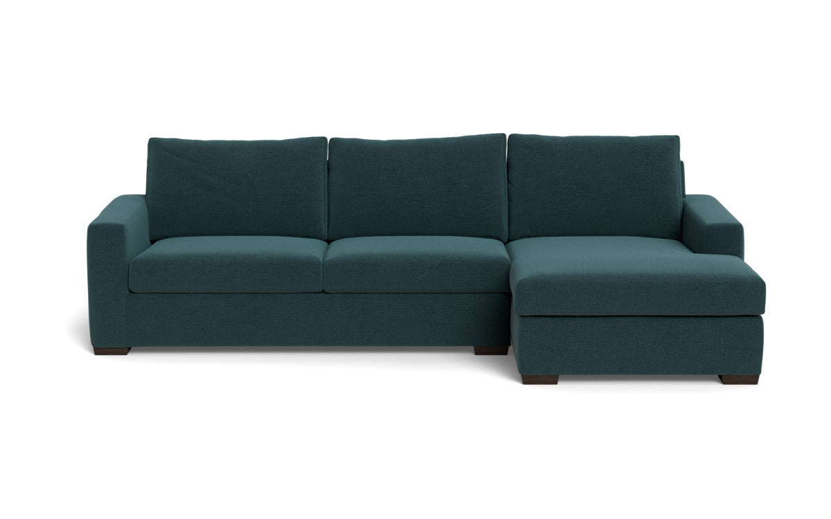 Modern Mesa 123 Right Chaise Sectional Sofa - Comfortable L-Shaped Couch for Living Room, Family Room & Lounge Areas