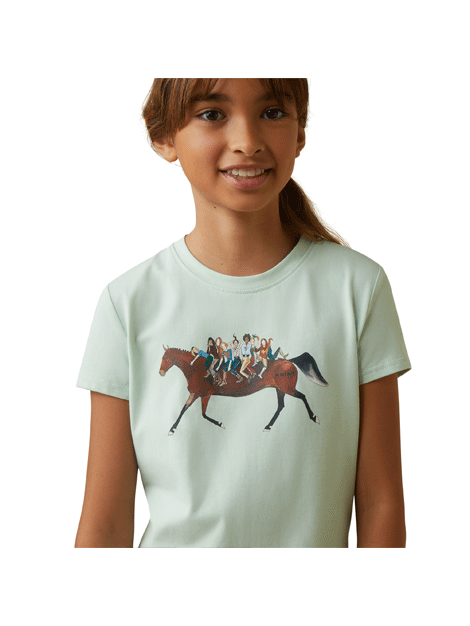 Ariat Kids Harmony Tee - Comfortable Cotton T-Shirt for Boys & Girls - Perfect for School, Play & Outdoor Activities