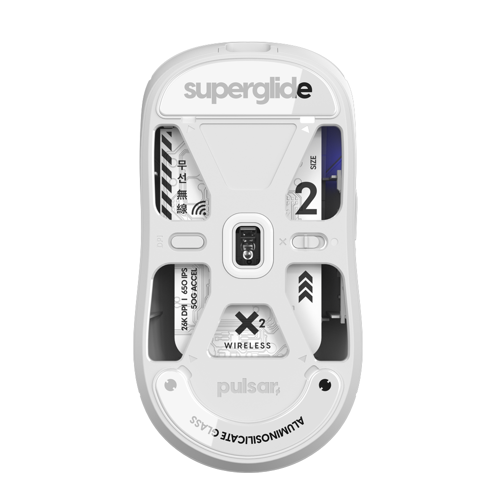 Pulsar X2 & X2 Mini Wireless Gaming Mouse - Superglide Smooth Tracking for Esports & FPS Games - Perfect for PC & Laptop Gamers