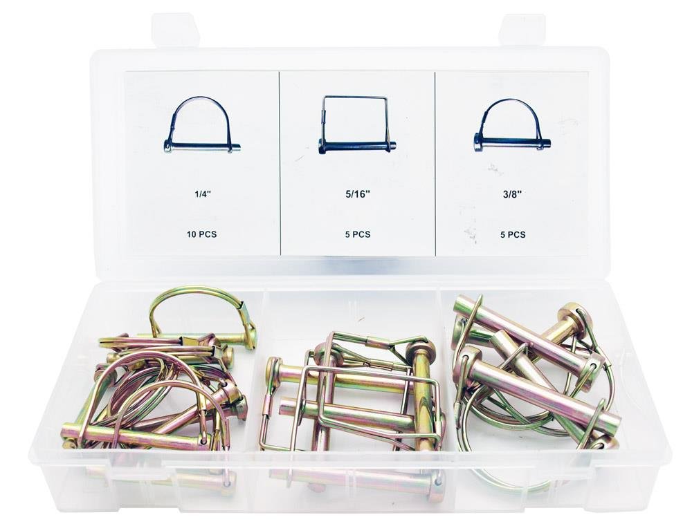 Cal Hawk Tools 20-Piece Safety Pin Assortment Kit - Mixed Sizes Stainless Steel Pins for Sewing, Crafts, DIY Projects & Emergency Repairs