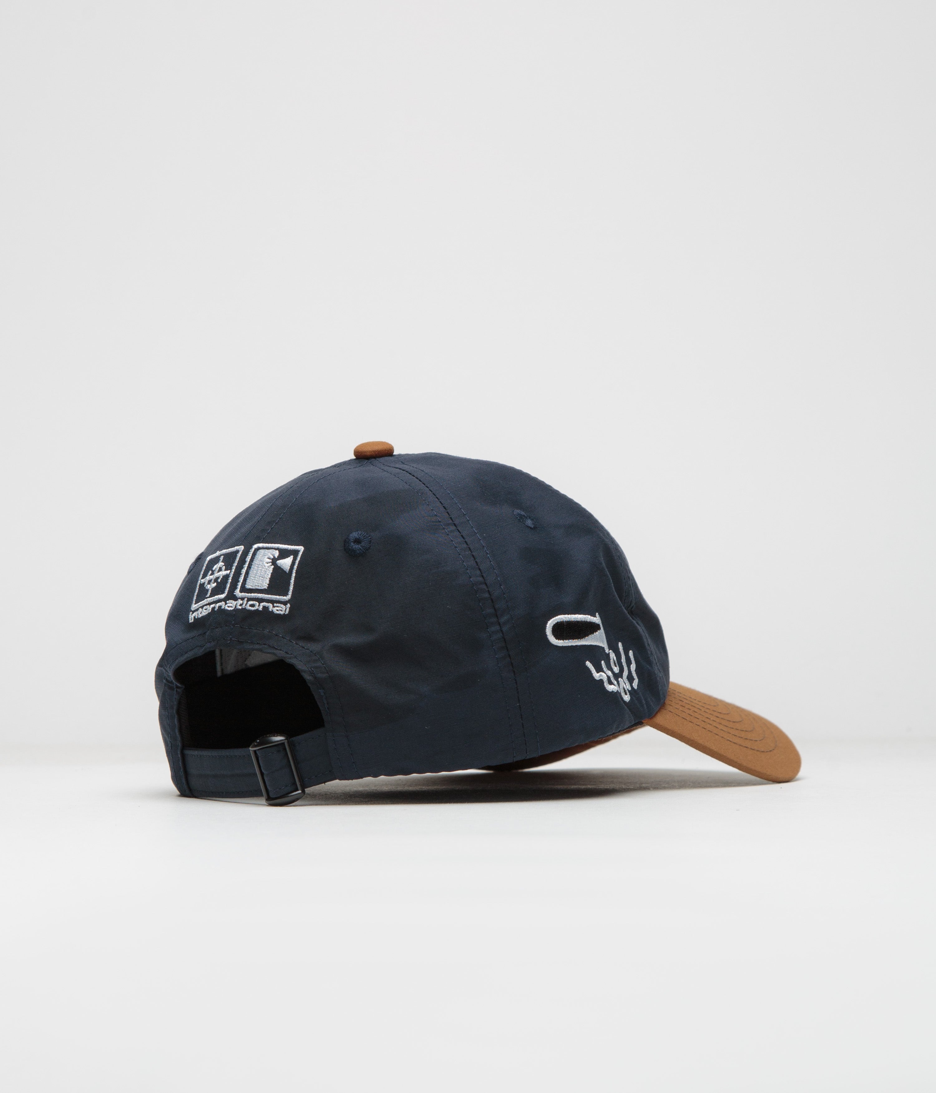 Butter Goods Corrosive Cap Navy / Bark - Stylish Baseball Hat for Men & Women - Perfect for Outdoor Activities, Sports, and Casual Wear