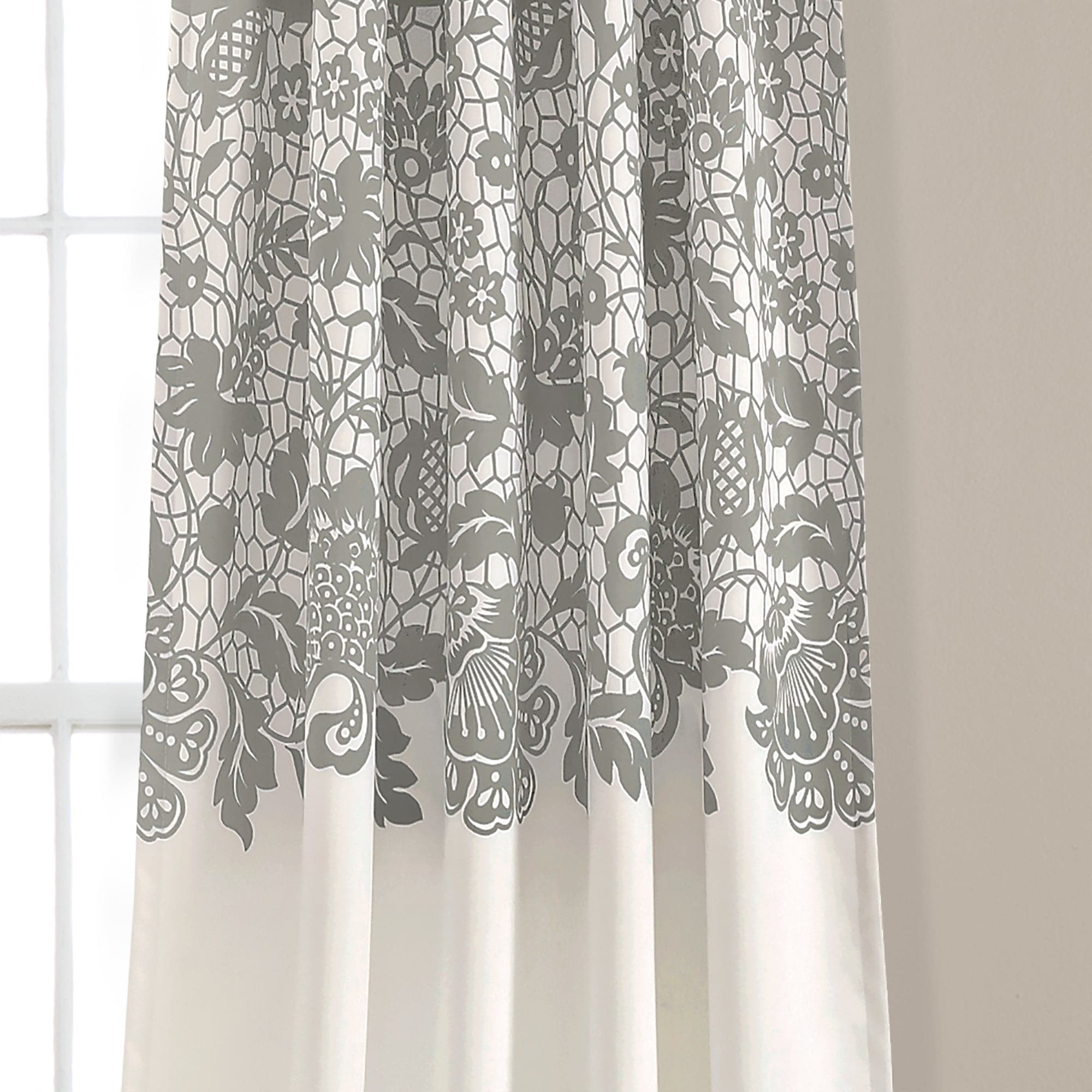 Blackout Curtains for Living Room & Bedroom - Estate Garden Print Window Drapes with Room Darkening & Thermal Insulation - Perfect for Home Decor, Privacy & Light Control