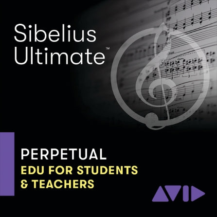 Avid Sibelius Ultimate Music Notation Software with PhotoScore & NotateMe + AudioScore - Perpetual License for Students & Teachers (Digital Download) - Perfect for Music Composition, Education & Professional Scoring
