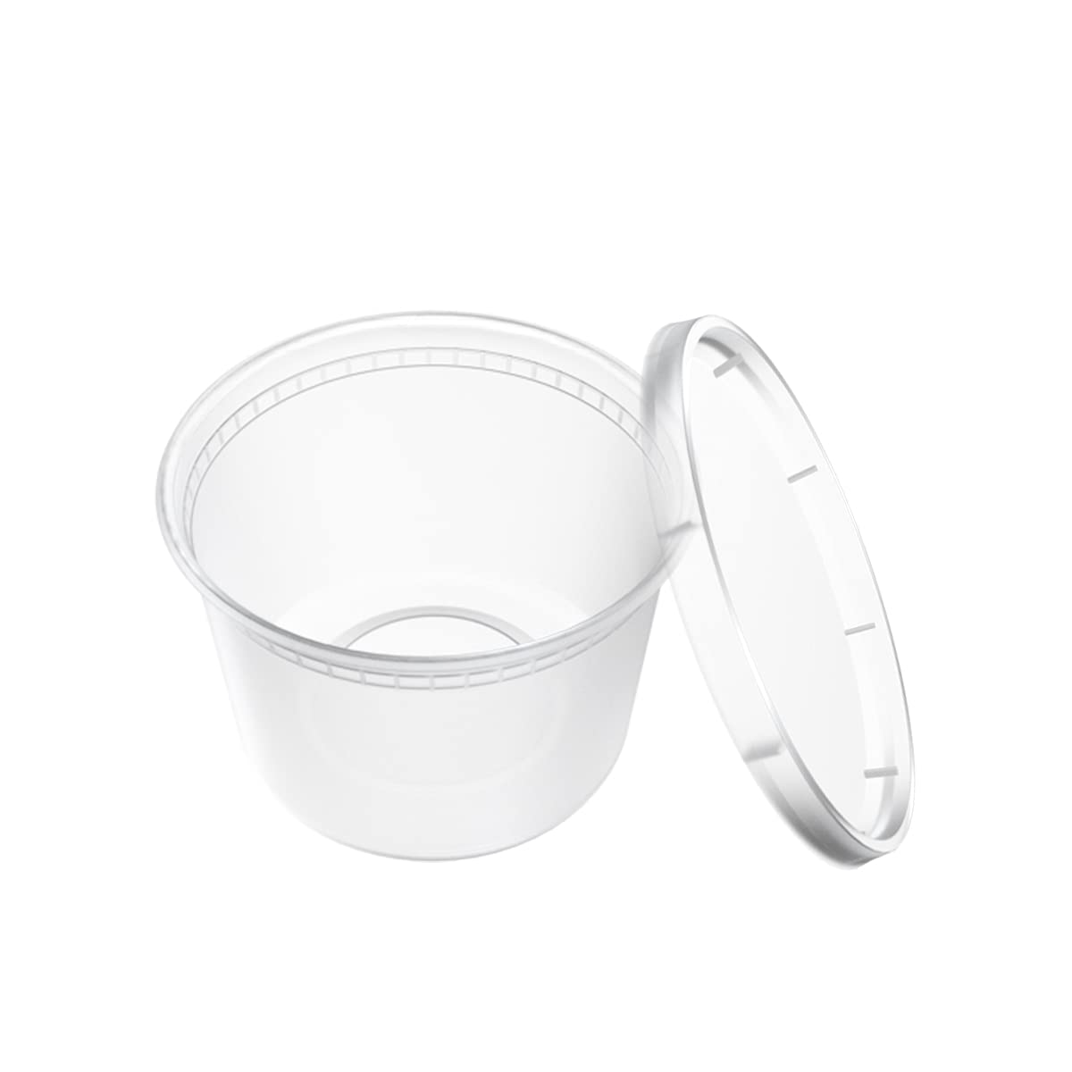 16 oz (25 Sets) Airtight Plastic Food Storage Containers with Lids - BPA Free, Microwave, Freezer & Dishwasher Safe | Heavy Duty Meal Prep Containers | Leakproof & Recyclable | Perfect for Leftovers, Lunch Boxes & Bulk Food Storage