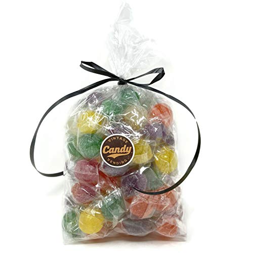 Washburn Sour Fruit Balls Hard Candy - Traditional Wrapped Bulk Candies for Parties, Gifts & Office Treats | Tart & Tangy Assorted Flavors