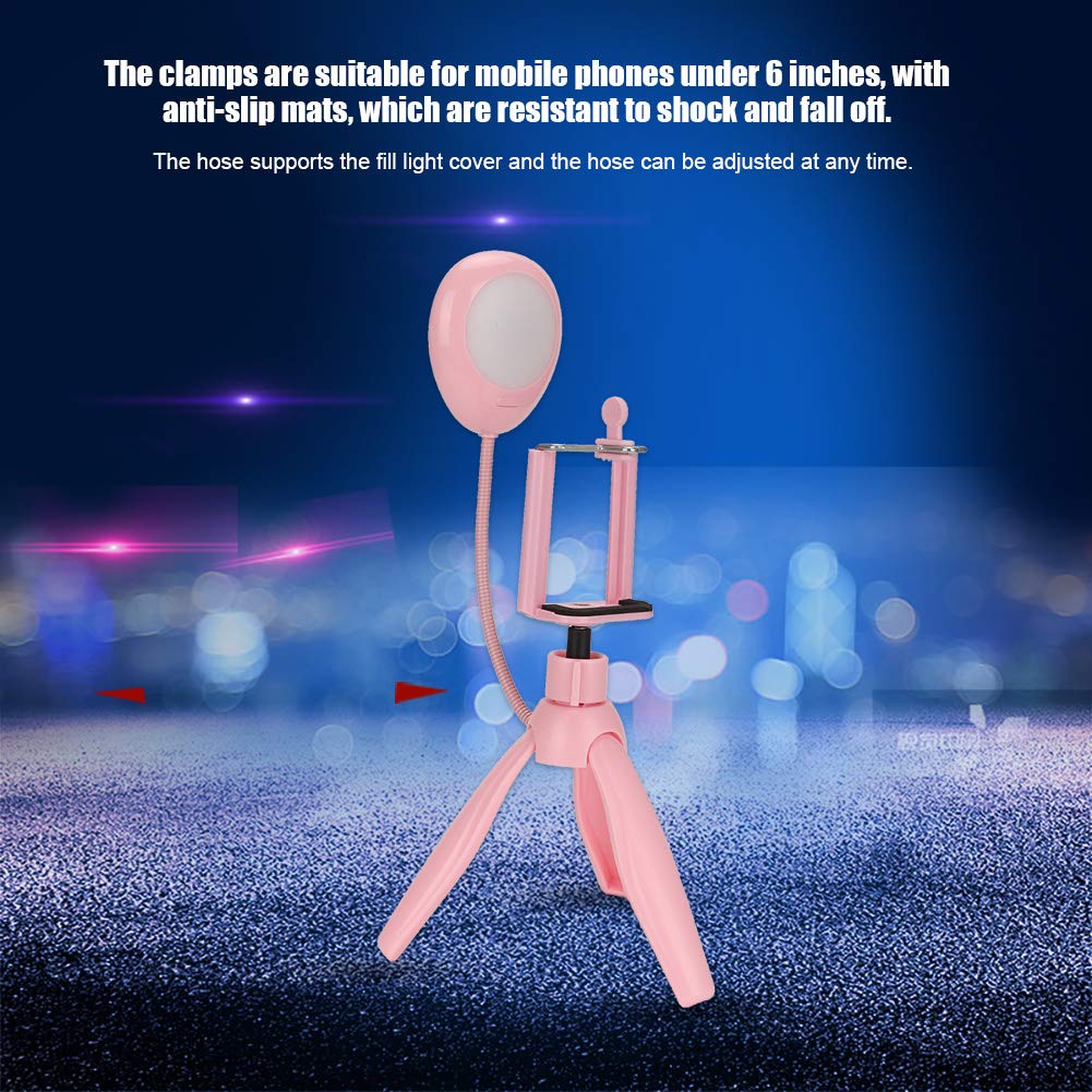 Adjustable LED Ring Light with Tripod Stand & Phone Holder for Live Streaming, Beauty Makeup, YouTube Videos, TikTok, Zoom Calls - Dimmable Fill Light for Photography, Video Recording, and Content Creation