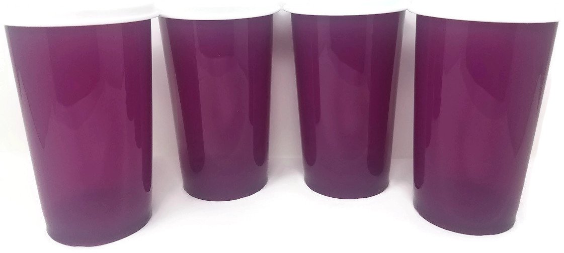 Tupperware Classic 9 Oz Purple Tumbler Set - BPA-Free Insulated Travel Cup for Hot & Cold Drinks - Perfect for Office, Gym, Hiking and Daily Use