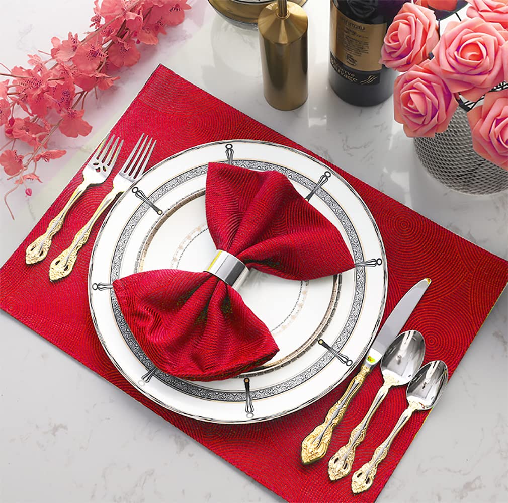 Premium 60-Piece 18/10 Stainless Steel Flatware Set - Elegant Silverware Cutlery for 12 People - Dishwasher Safe Luxury Dining Utensils for Home, Kitchen & Restaurant Use - Perfect for Dinner Parties, Weddings & Fine Dining