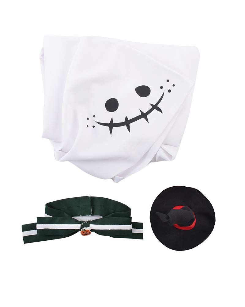 Miccostumes Unisex Anime Hero Cosplay Ghost Cloak - Halloween Costume for Cosplay, LARP & Themed Parties | Perfect for Anime Conventions, Halloween Events & Fantasy Roleplaying