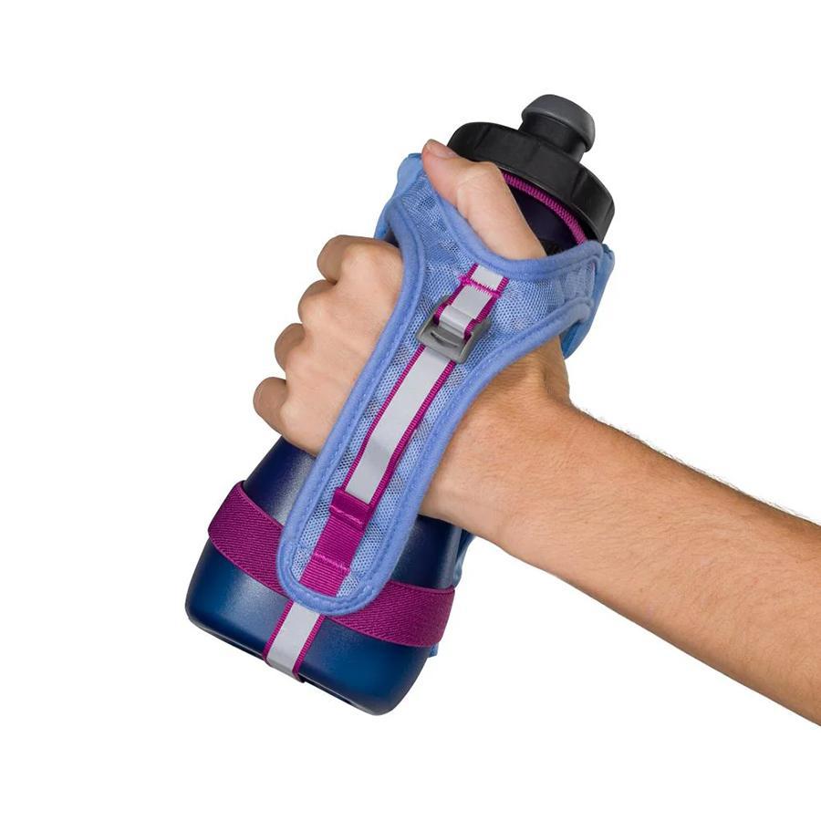 QuickSqueeze Plus 22oz Handheld Water Bottle - Leak Proof & Easy Squeeze Design for Gym, Hiking, Cycling & Outdoor Activities