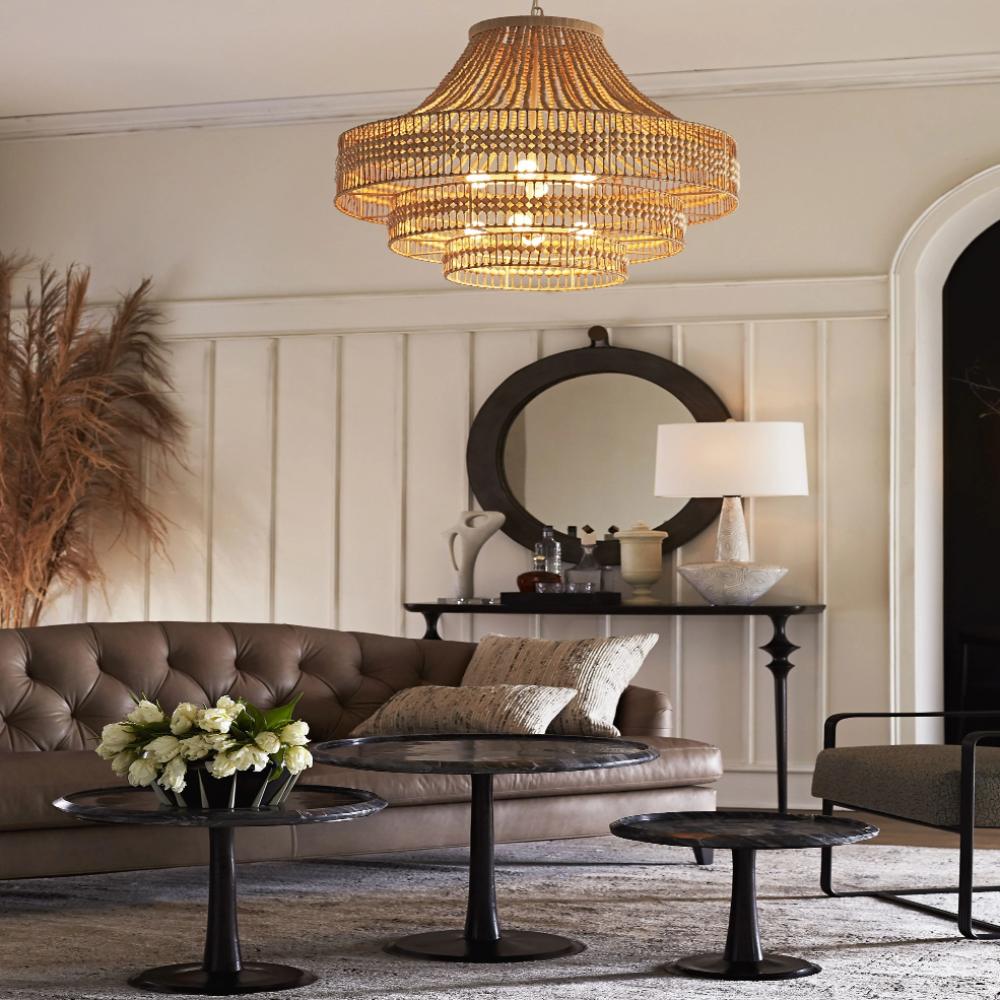 Elegant Isla Chandelier - Modern Crystal Ceiling Light Fixture for Dining Room & Living Room | Perfect for Home Decor & Wedding Venue Lighting