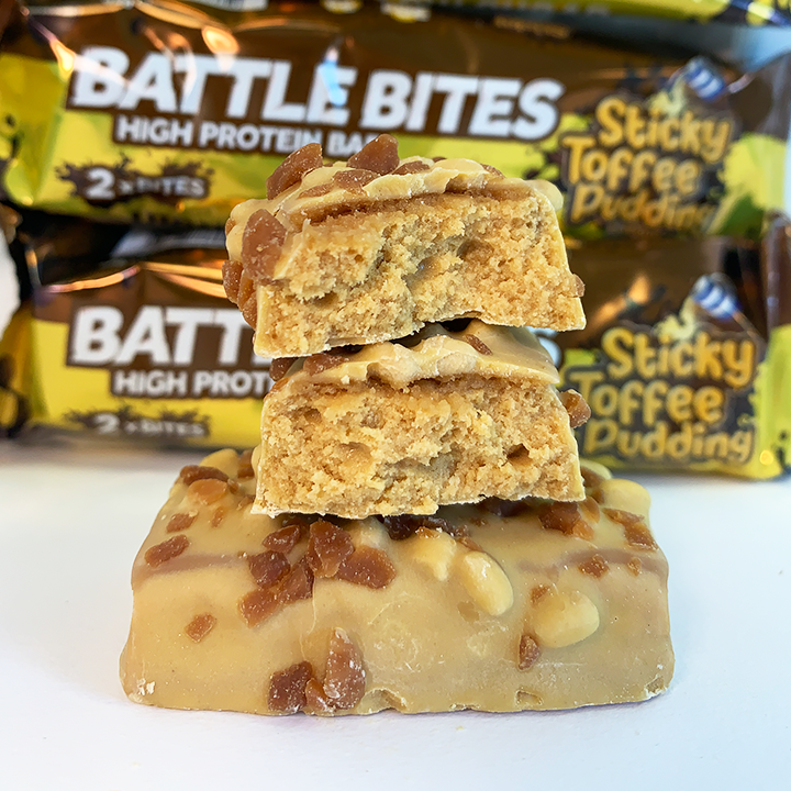 Battle Bites Protein Bars - High Protein Low Sugar Snack Bars (12 Pack, 62g Each) - Variety Pack All Flavors - Perfect for Gym, Hiking & On-the-Go Energy Boost