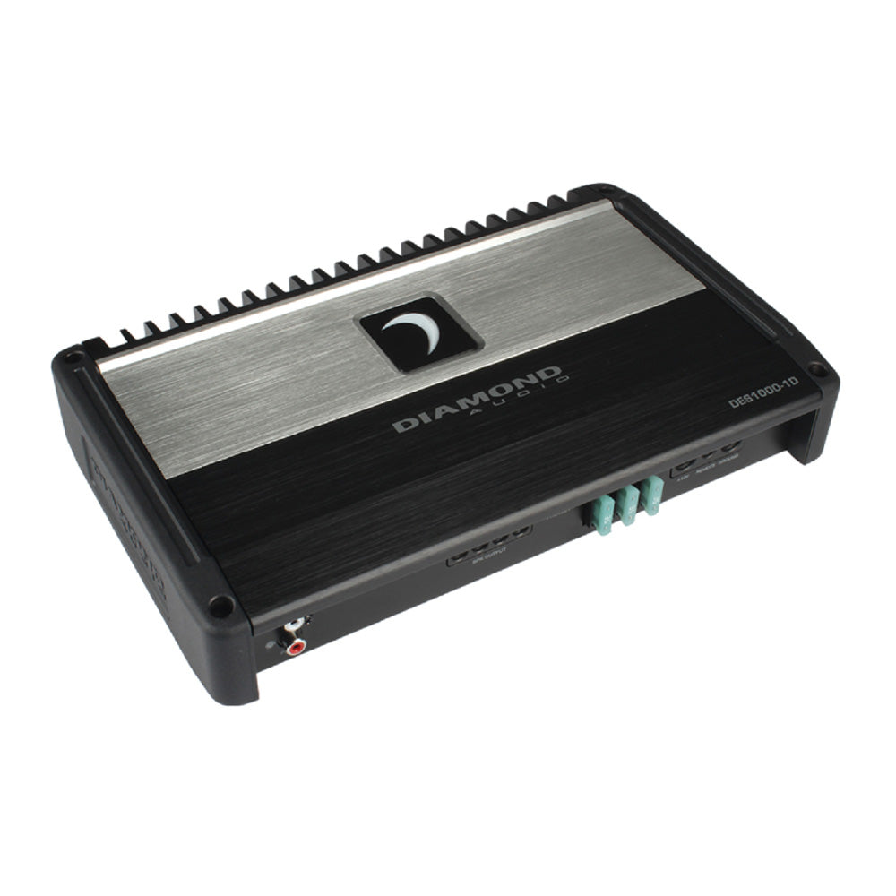 Diamond Audio DES1000.1D 800W Class D Mono Subwoofer Amplifier - Elite Series, 1 x 800W @4Ohms, Full Range Power for Car Audio Systems | Perfect for Bass Boost in Trucks, SUVs & Custom Car Stereo Setups