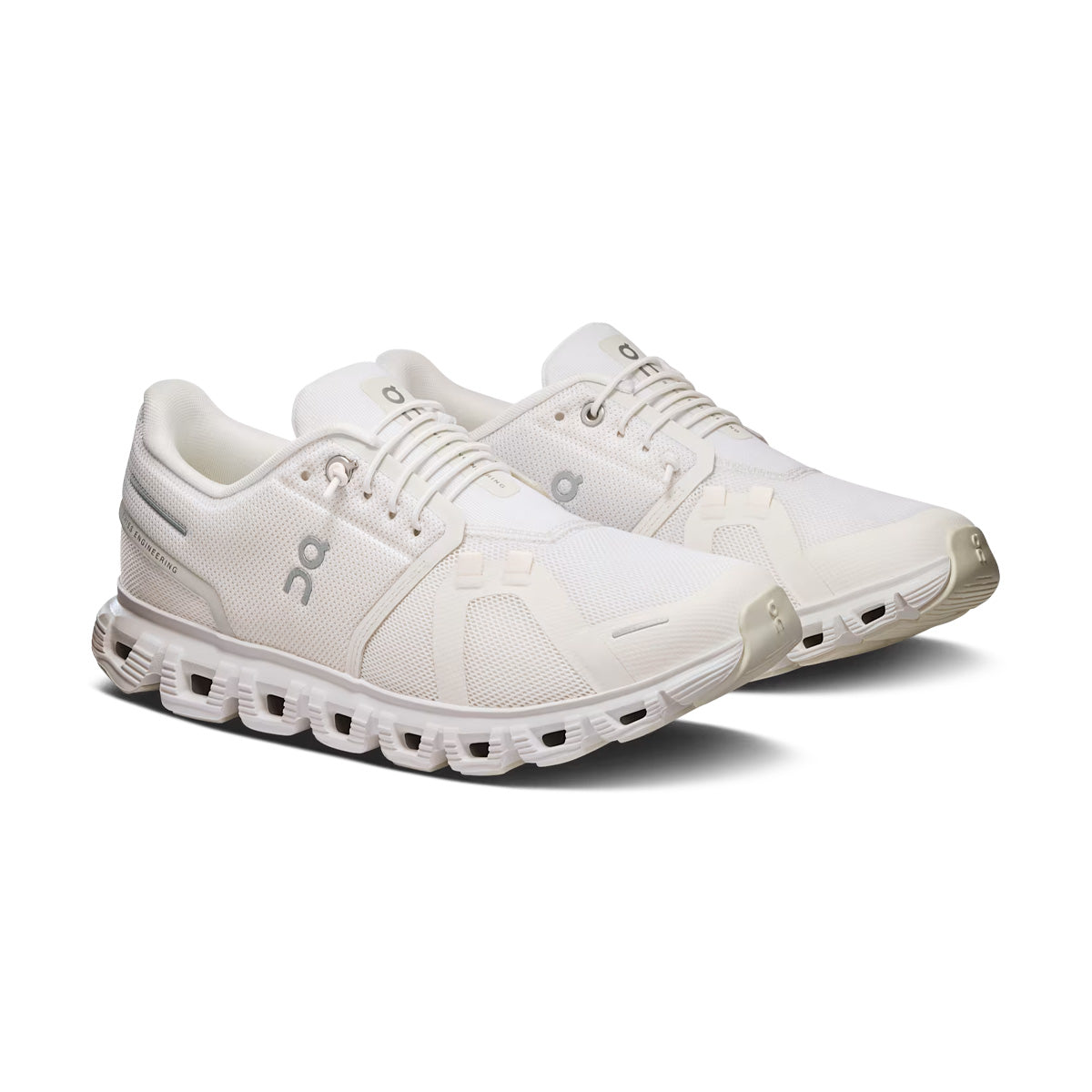 On Cloud 6 White Running Shoes - 3M Reflective Safety Design (Model: MF10070299) | Lightweight Cushioned Sneakers for Men & Women | Perfect for Jogging, Gym Workouts & Night Running