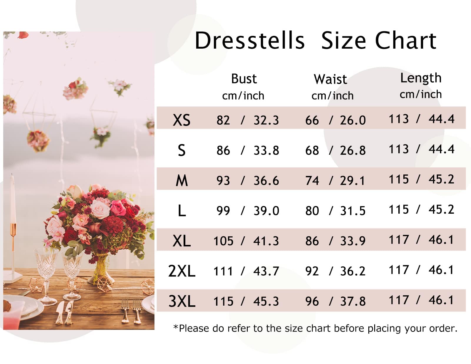 DRESSTELLS Women's Cocktail Dress - Elegant Summer Graduation Party & Formal Wedding Guest Dress 2024 | Perfect for Evening Events, Prom, Bridal Showers & Special Occasions