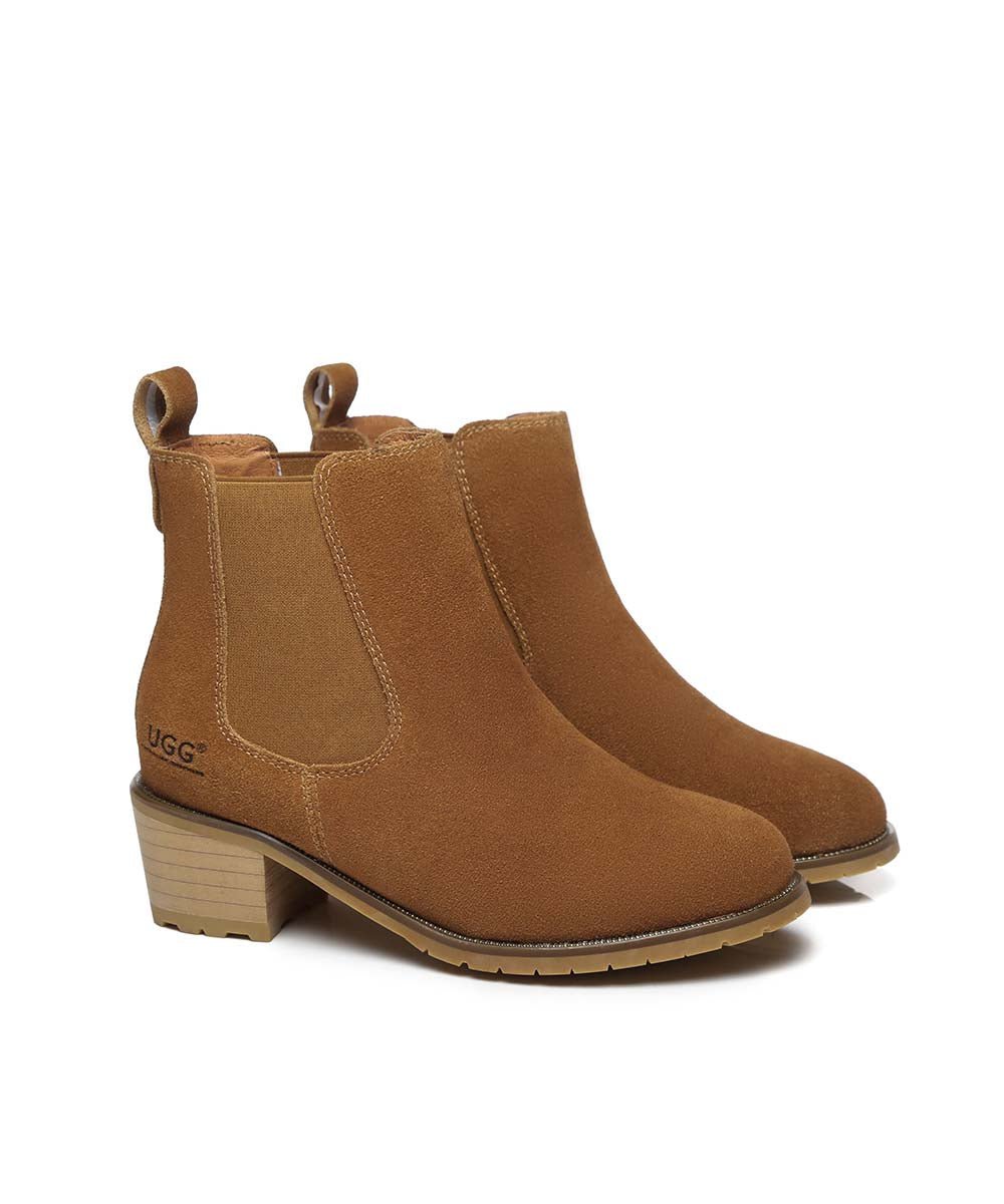Women's UGG Sandy Boots - Genuine Sheepskin Winter Boots for Women, Cozy & Comfortable - Perfect for Cold Weather, Snow, and Casual Outfits
