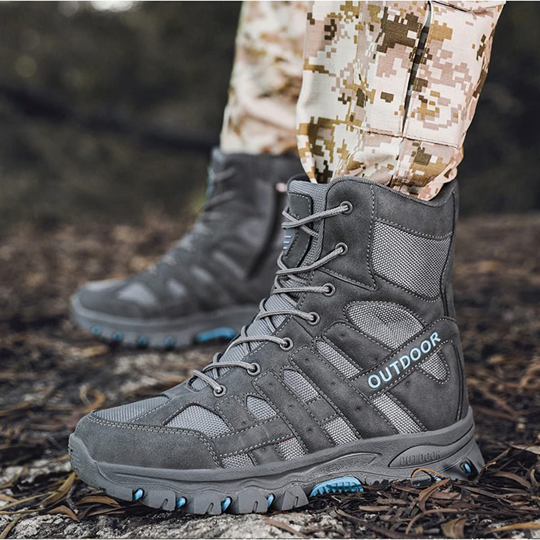 **Men's Lightweight Trail Running Shoes - Waterproof Hiking Boots for Trekking & Outdoor Walking - Perfect for Camping, Backpacking & Adventure Travel**