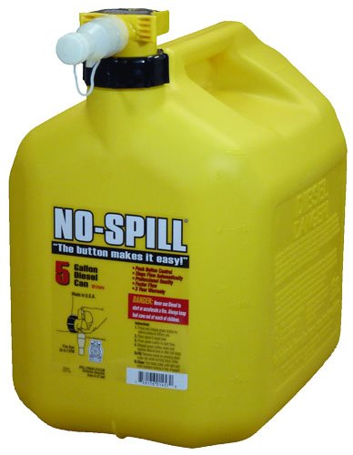 5 Gallon No-Spill Diesel Fuel Can - Heavy Duty Gasoline Container for Trucks, Generators & Farm Equipment | Leak-Proof & Durable