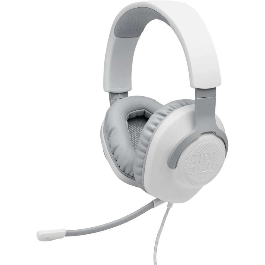 JBL Quantum 100 Wired Over-Ear Gaming Headset with Mic - Lightweight Comfort, Crystal Clear Sound for PC, PS4, Xbox - Perfect for Gaming, Streaming & Online Classes