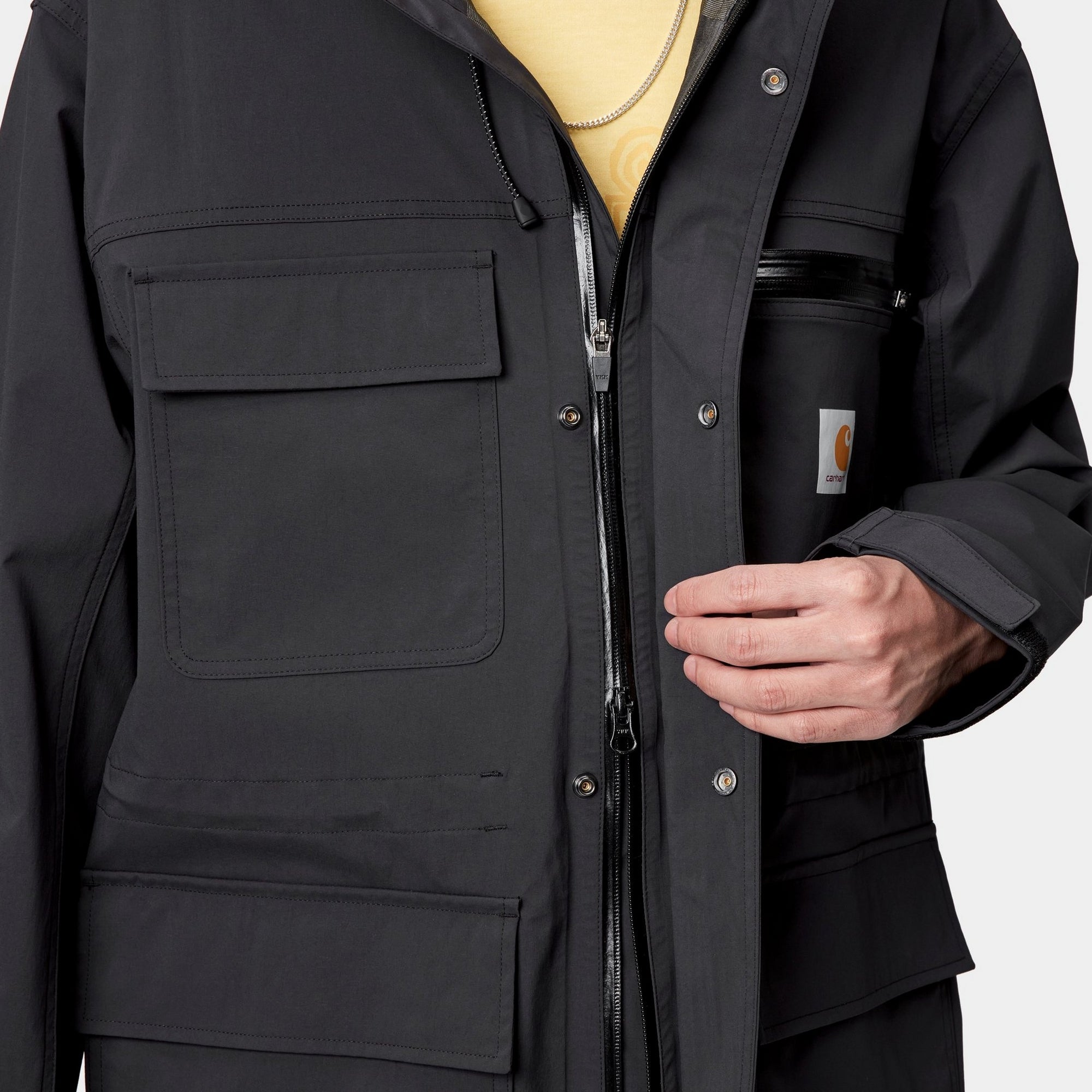 Bowden Jacket - Black | Waterproof & Windproof Outdoor Jacket for Hiking, Camping & Daily Wear