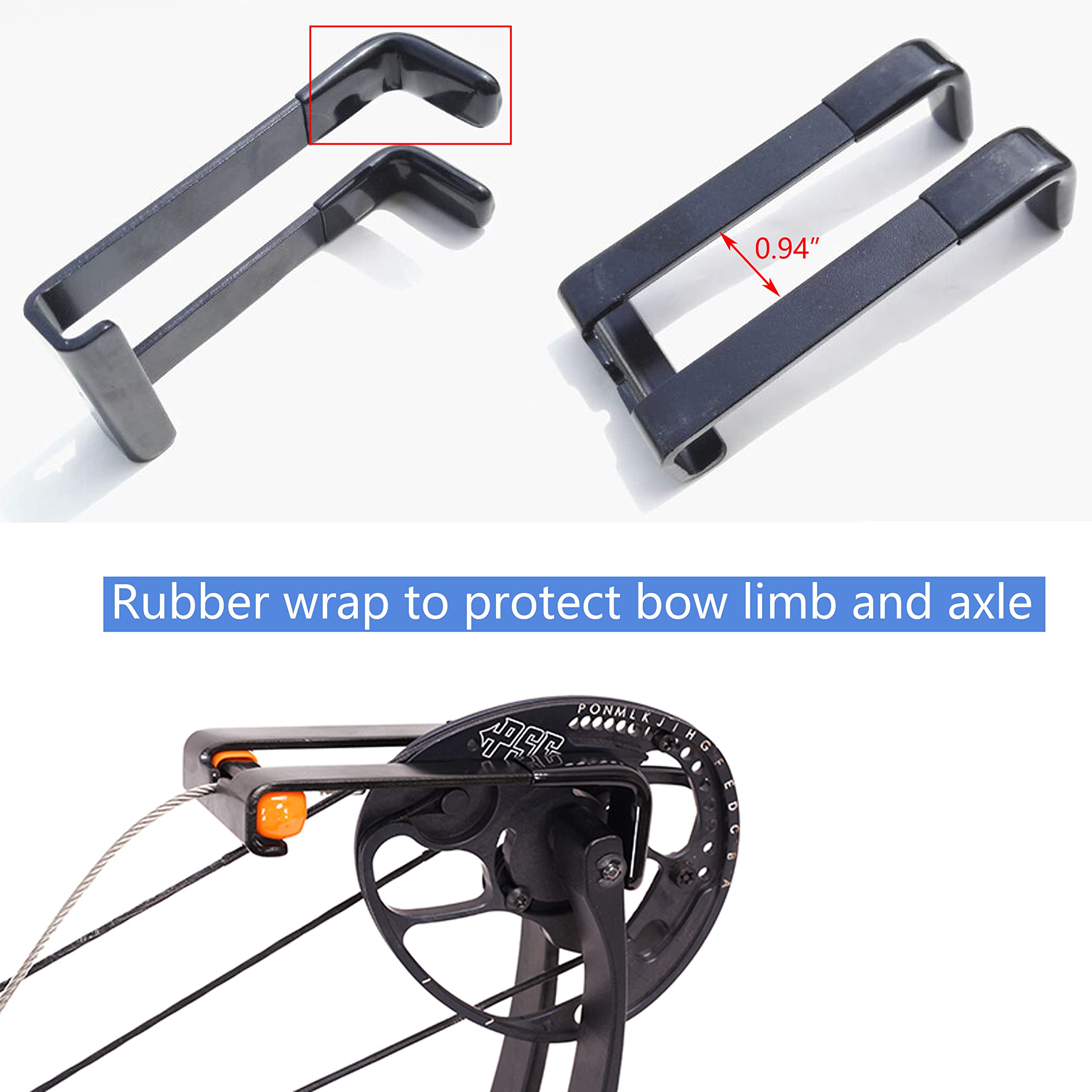 AMEYXGS Portable Bow Press for Compound Bows - Split Limb Fingers Bow String Replacement Tool | Perfect for Archery Maintenance, Hunting Gear Repair & Bow Tuning at Home or Range