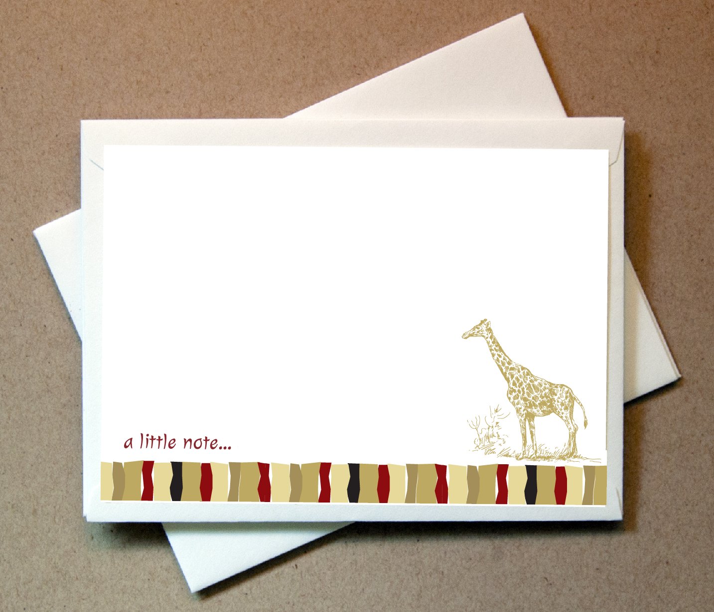 Premium Safari Note Cards Set - 24 Non-Foldover Greeting Cards with Envelopes | Elegant Stationery for Thank You Notes, Birthday Wishes & Special Occasions | Perfect for Home, Office & Gift Giving