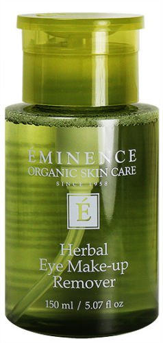 Eminence Organic Herbal Eye Makeup Remover 5.07oz (150ml) - Gentle & Natural Formula for Sensitive Skin | Perfect for Nighttime Skincare Routine & Travel Beauty Essentials