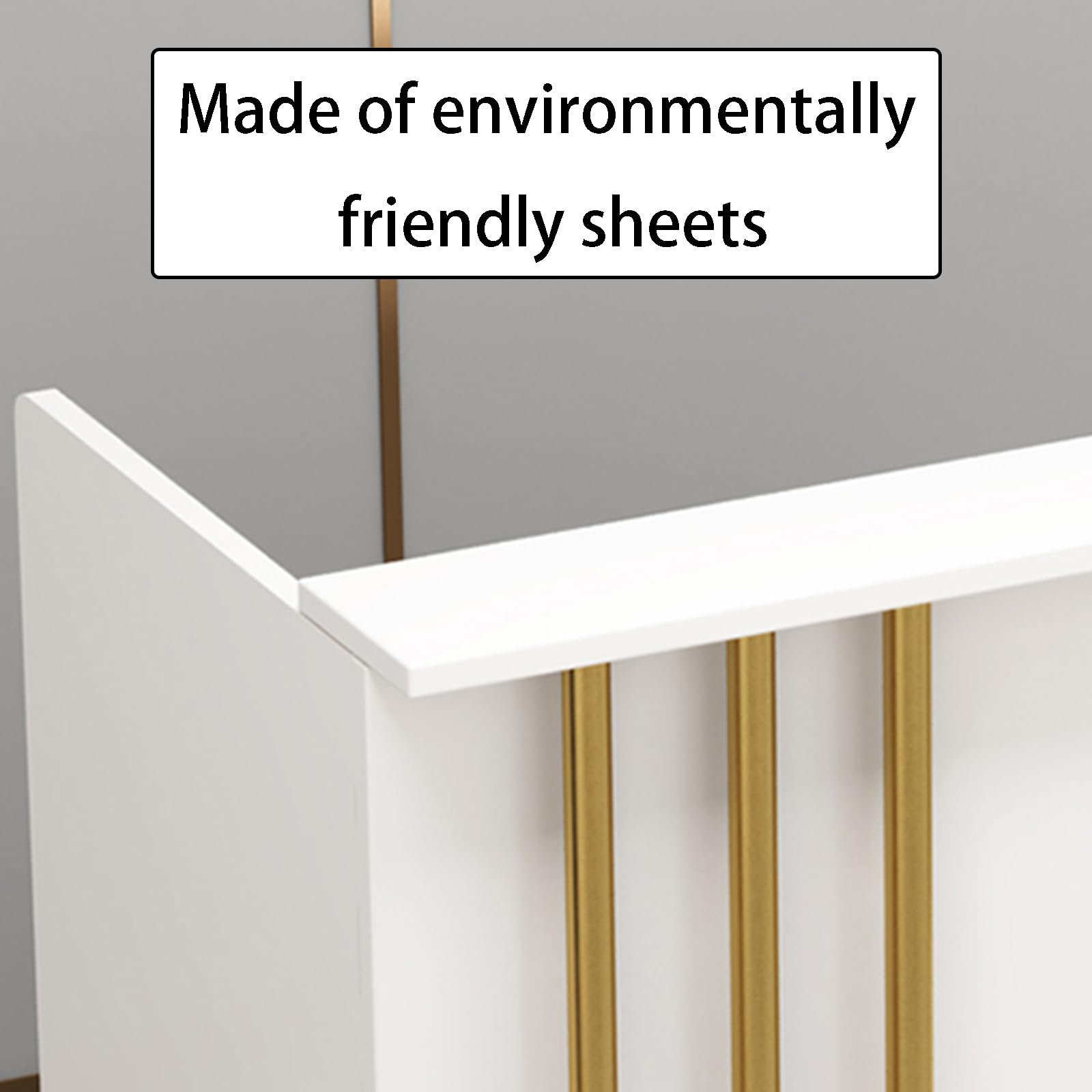 Luxury Small Reception Desk for Office & Salon - Modern White L-Shaped Front Desk with Storage for Small Spaces - Perfect for Lobby, Checkout Counter & Waiting Areas
