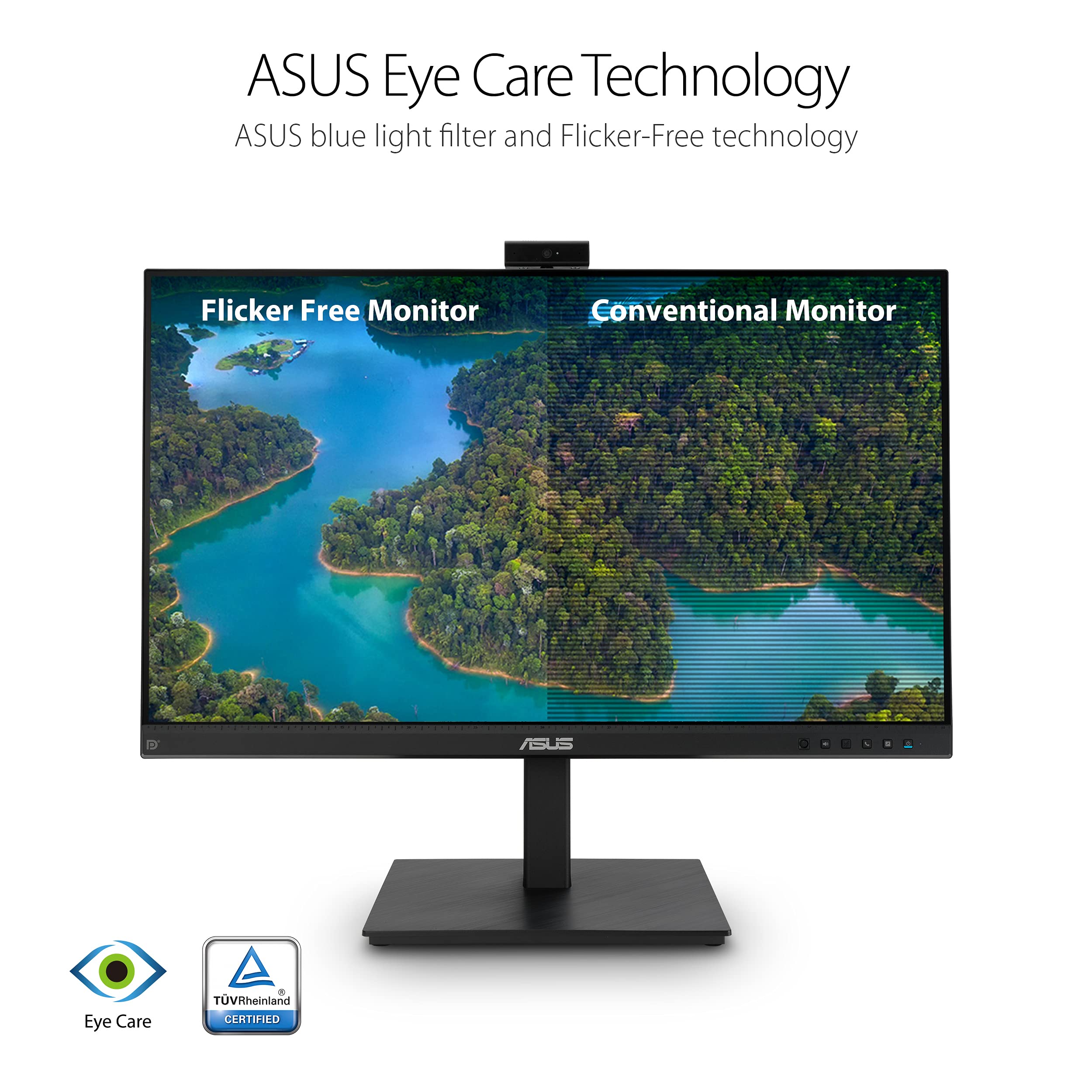 ASUS BE279QSK 27-inch Full HD 1080P IPS Monitor - Renewed | Video Conference & Home Office Display for Zoom Meetings & Remote Work