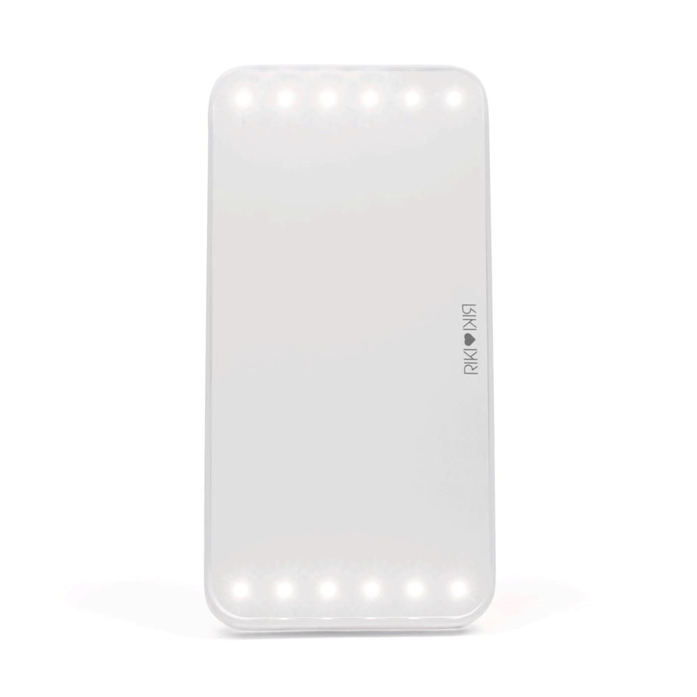 GLAMCOR Riki Cutie Pocket-Sized LED Mirror - Compact Travel Makeup Mirror with Bright Lights for On-The-Go Beauty & Touch-Ups | Perfect for Travel, Home, Office & Gym