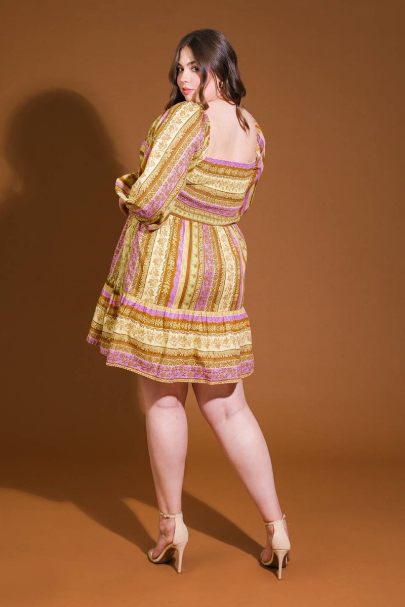 ALL MY PRIDE Woven Mini Dress - Women's Floral Summer Dress for Beach, Party & Date Night